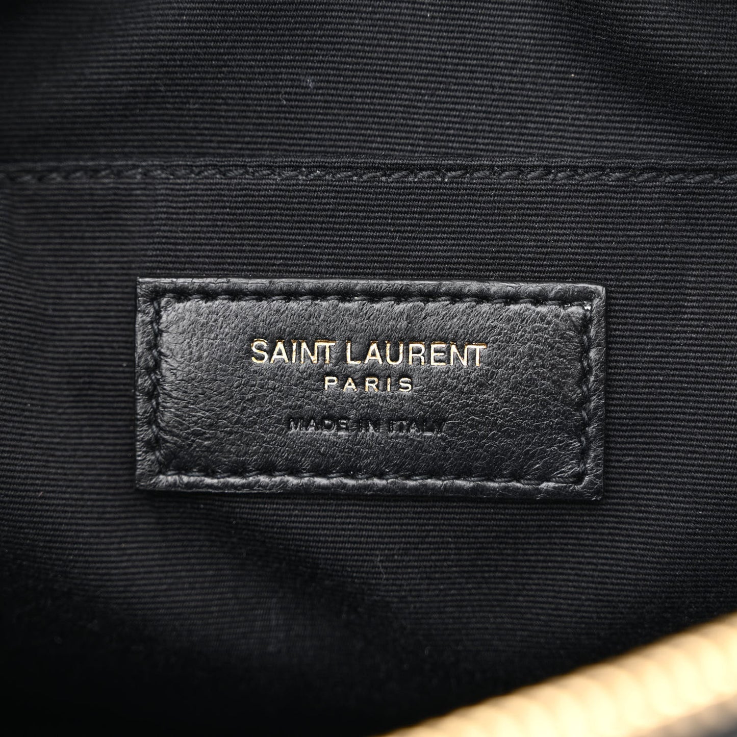 Calfskin Matelasse Monogram Lou Camera Bag Black