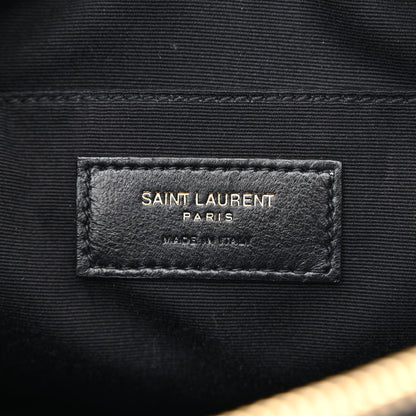 Saint Laurent Calfskin Matelasse Monogram Lou Camera Bag Black 6 of 11
