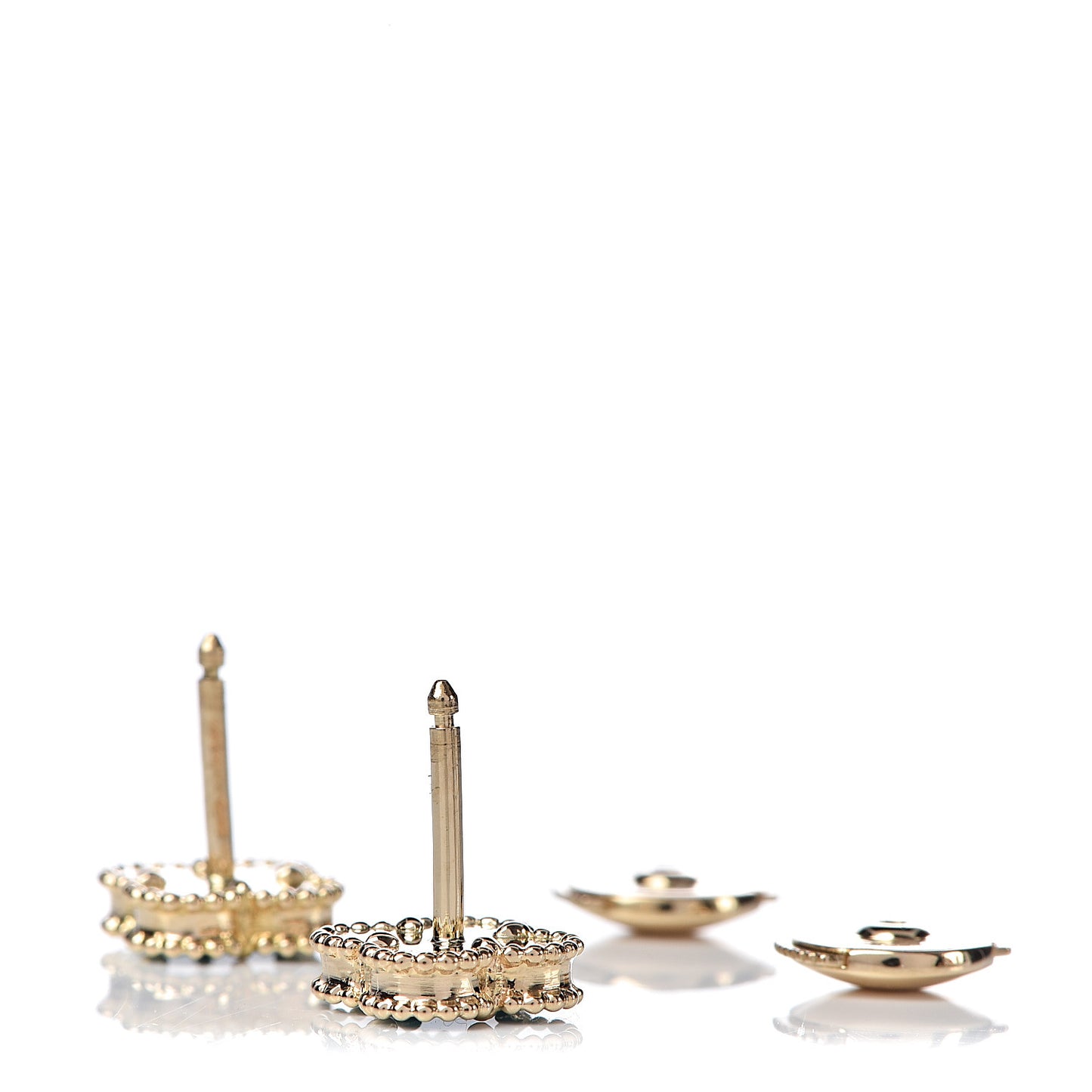 18K Yellow Gold Turquoise Sweet Alhambra Earrings