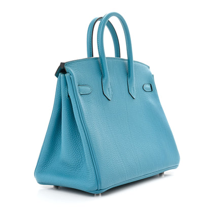 Hermes Togo Birkin 25 Turquoise 3 of 11