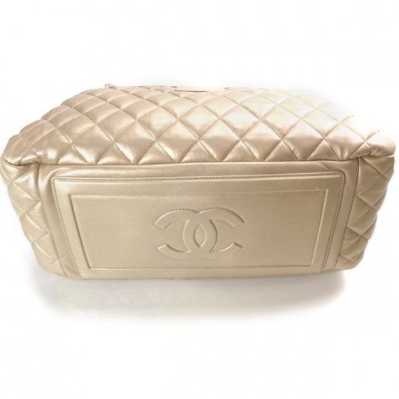 Lambskin Coco Cocoon Bowler Light Gold