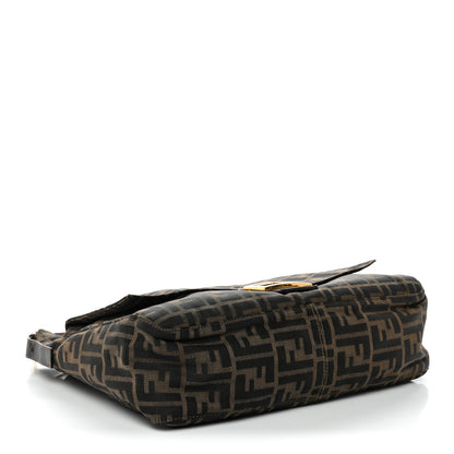 Fendi Zucca Zipped Baguette Tobacco 4 of 13