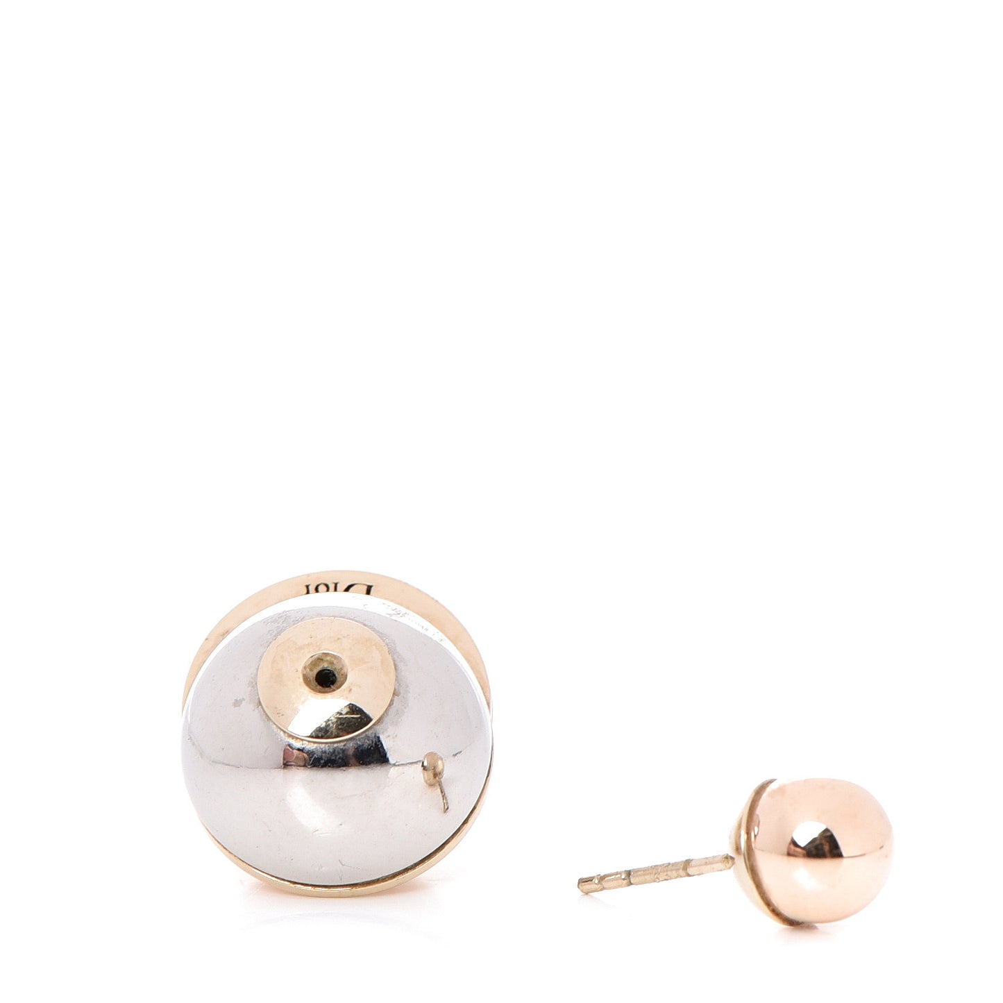 Mise En Dior Tribal Earrings Rose Gold Silver