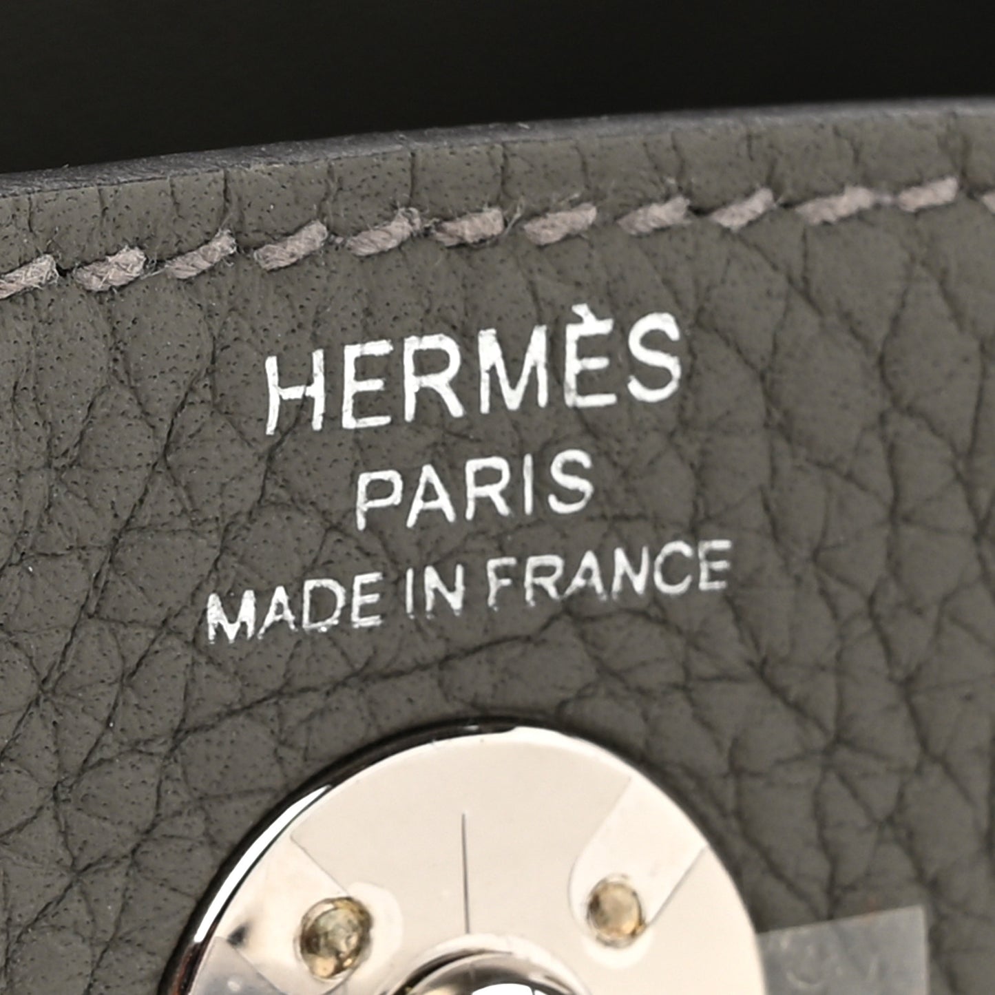 Taurillon Clemence Mini Lindy 20 Gris Meyer