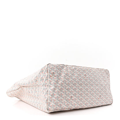 Goyard Goyardine Saint Louis Claire Voie GM White Pink 5 of 10