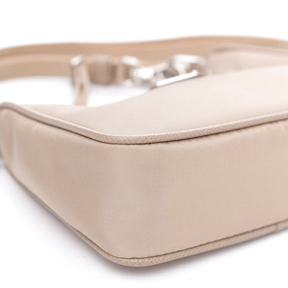Prada Tessuto Nylon Saffiano Mini Re-Edition 2000 Shoulder Bag Cammeo 7 of 8