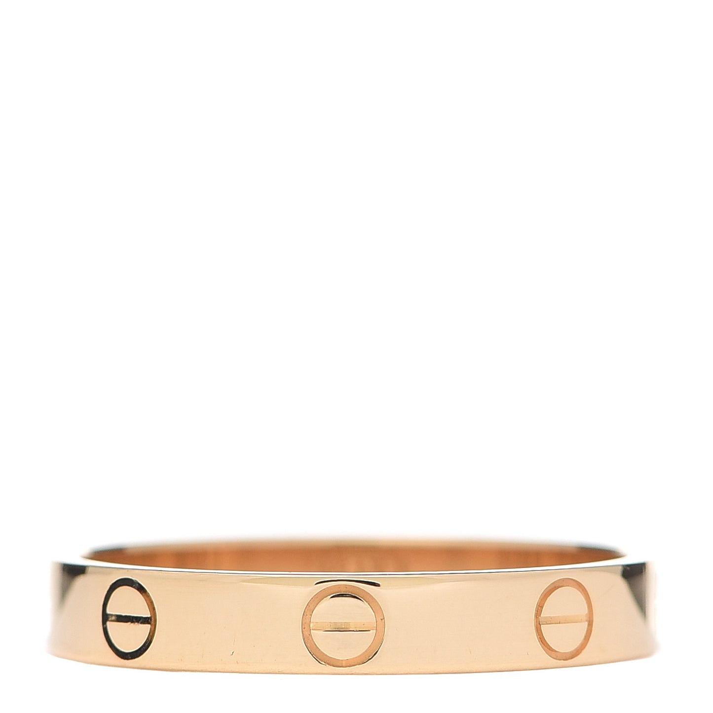 18K Yellow Gold 3.5mm LOVE Wedding Band Ring 61 9.5