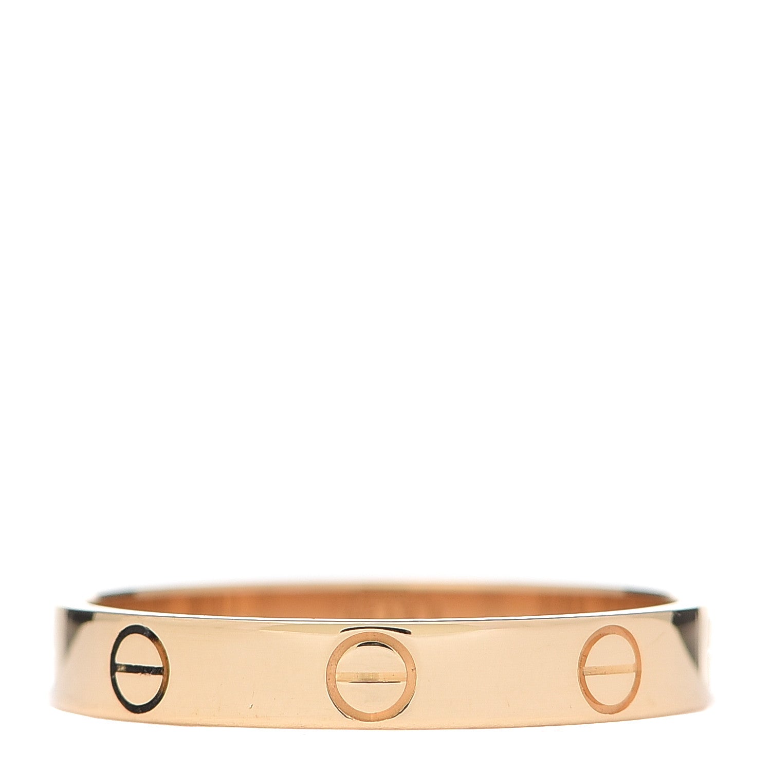 Cartier 18K Yellow Gold 3.5mm LOVE Wedding Band Ring 61 9.5 3 of 6