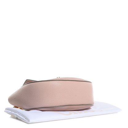 Chloe Grained Calfskin Drew Shoulder Bag Cement Pink 4 of 8