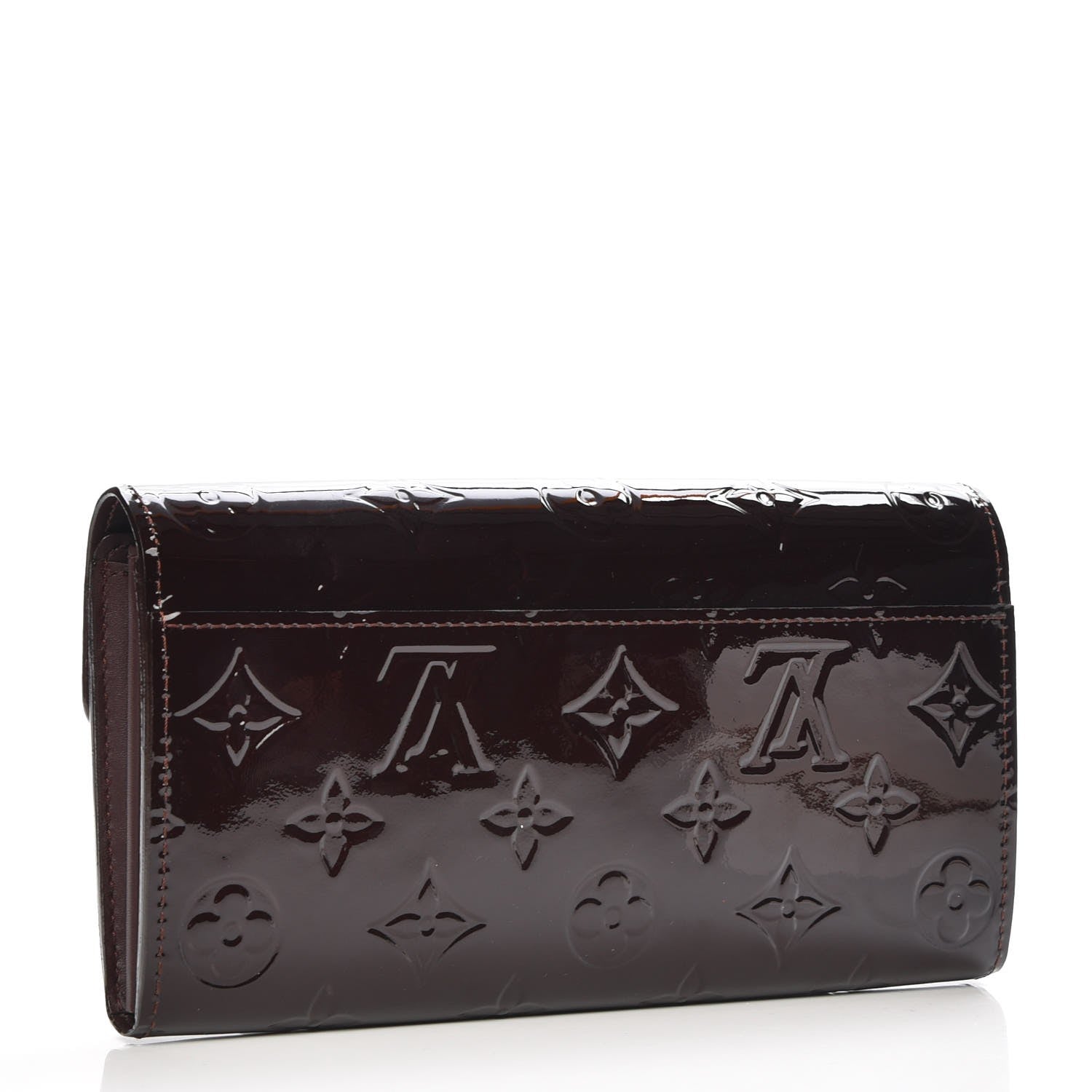 Louis Vuitton Vernis Sarah Wallet NM Amarante 3 of 7
