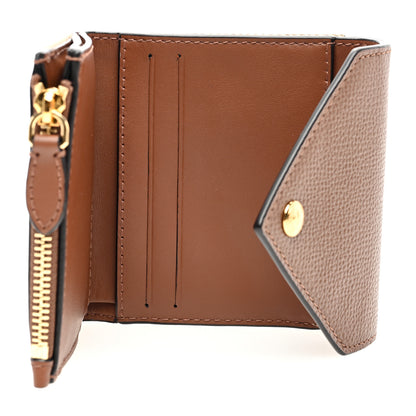 Burberry Grainy Calfskin Vintage Check Lila Tri-Fold Wallet Tan 5 of 6