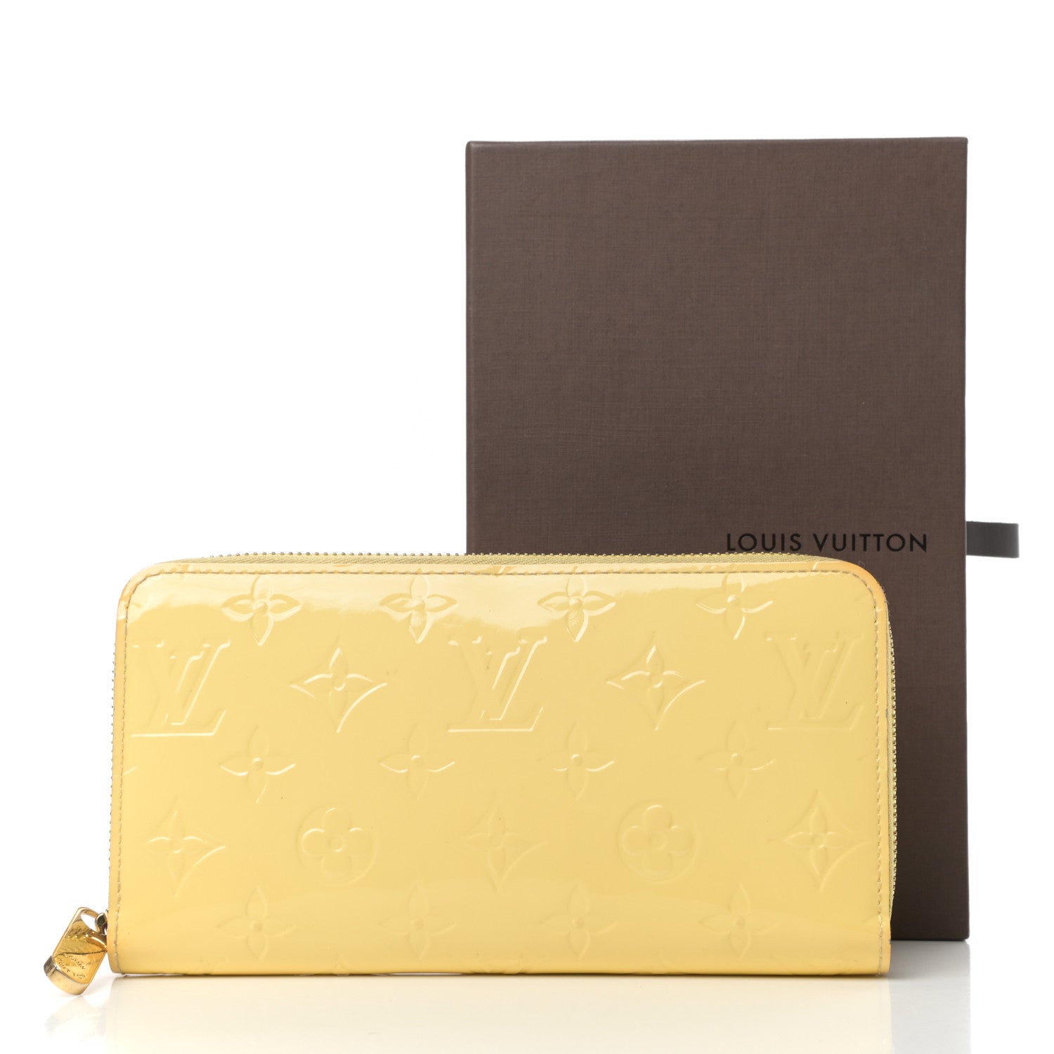 Louis Vuitton Vernis Zippy Wallet Citrine 7 of 7