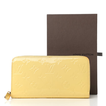 Louis Vuitton Vernis Zippy Wallet Citrine 7 of 7