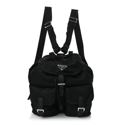 Prada Nylon Vela Medium Backpack Black 1 of 11