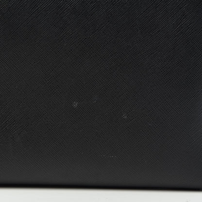 Prada Saffiano Travel Briefcase Black 12 of 19