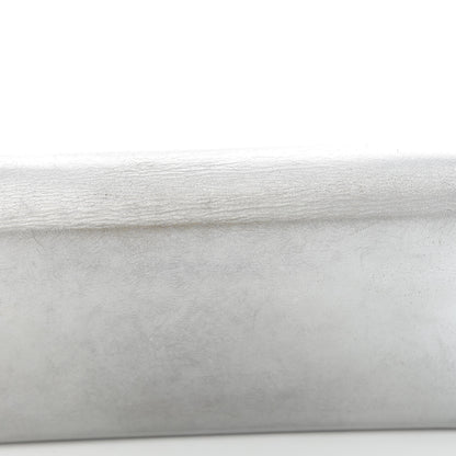Chanel Lambskin Large CC Flap Wallet Silver 17 of 22