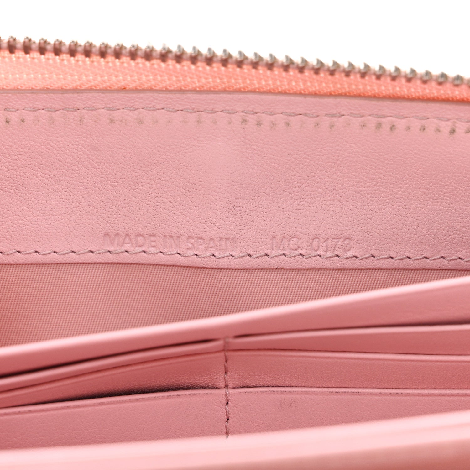 Christian Dior Patent Cannage Lady Dior Continental Zip Wallet Pink 7 of 15