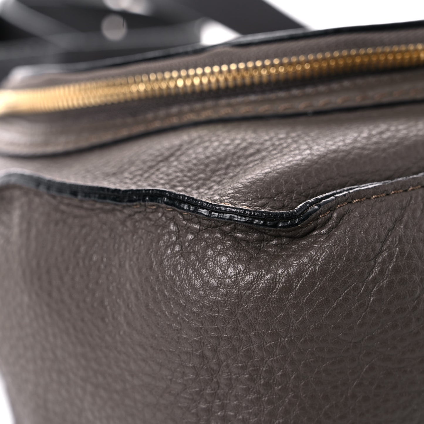Calfskin Medium Marcie Round Zip Crossbody Ash