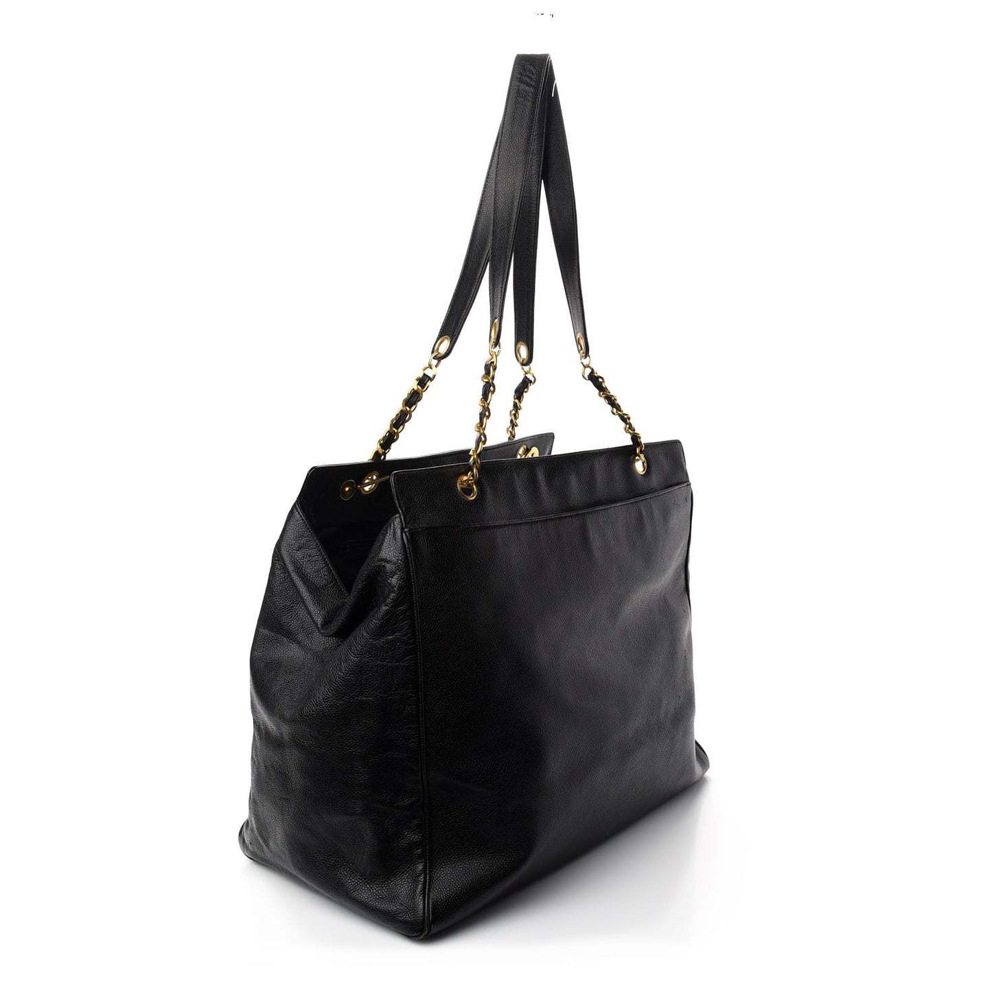 Caviar CC Shoulder Bag Black