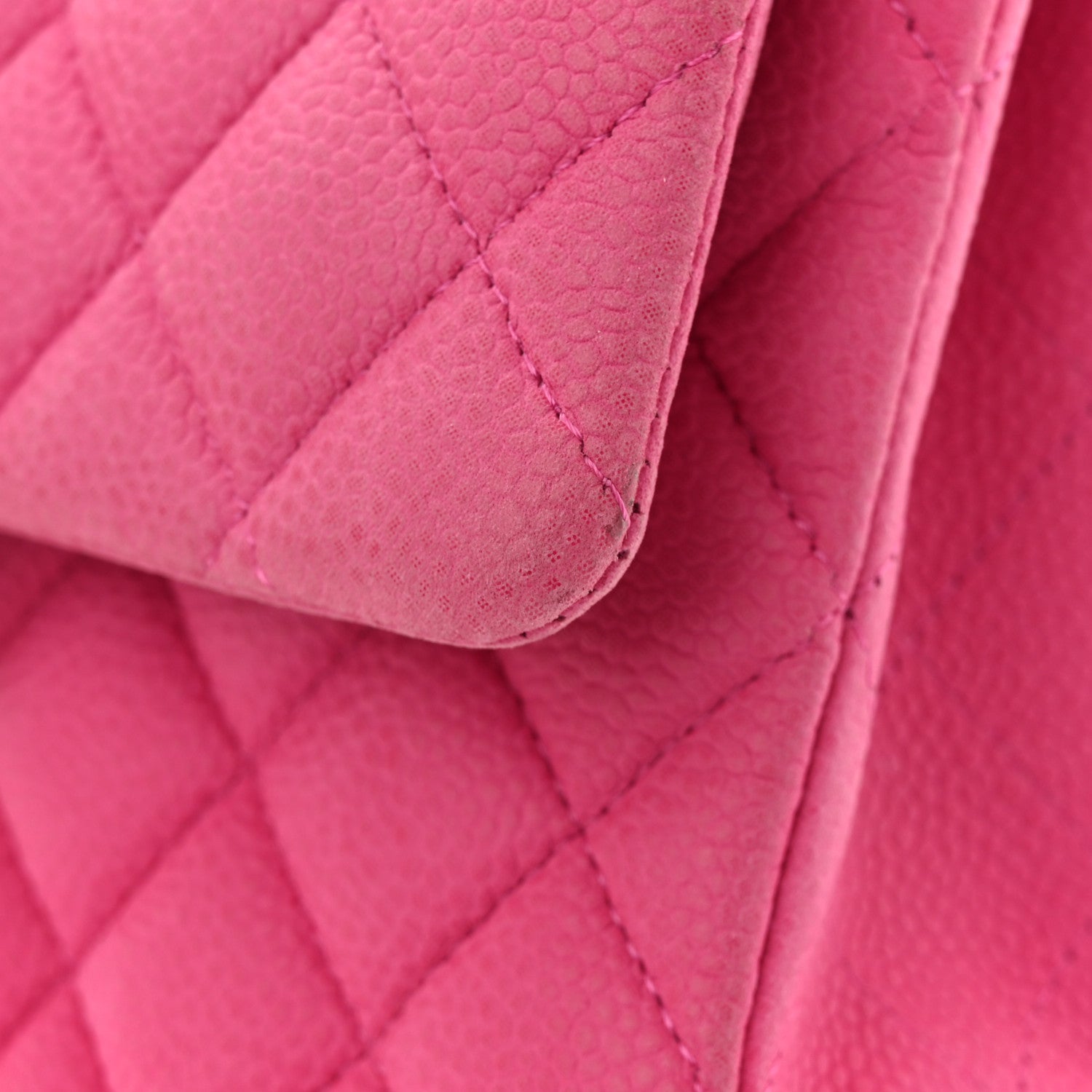 Chanel Iridescent Caviar Quilted Medium Double Flap Pink 15 of 16
