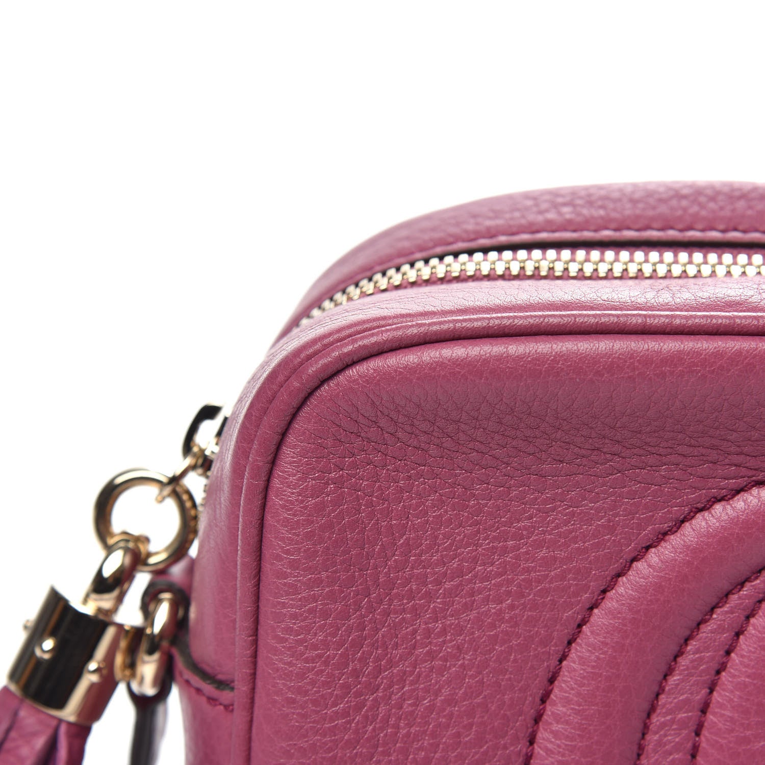 Gucci Pebbled Calfskin Small Soho Disco Bag Peonia Flower 11 of 11