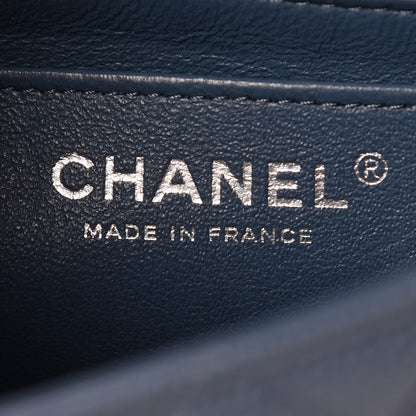 Chanel Caviar Quilted Mini Rectangular Flap Blue 8 of 10