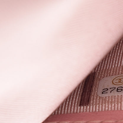 Chanel Iridescent Caviar Quilted Passport Holder Pink 7 of 8