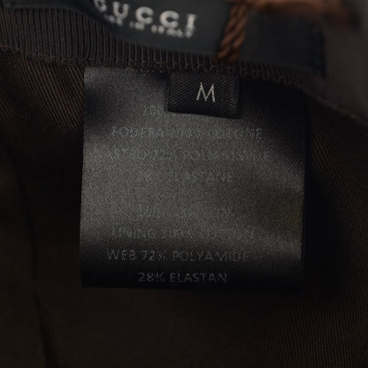 Gucci Monogram Web Baseball Hat M Black 6 of 9