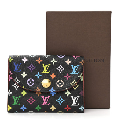 Louis Vuitton Monogram Multicolor Business Card Holder Black Grenade 10 of 10