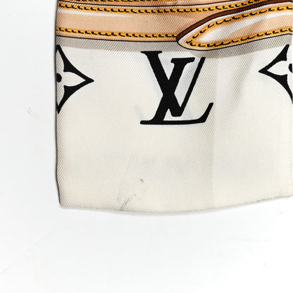 Louis Vuitton Silk Monogram Confidential Bandeau Black 6 of 6