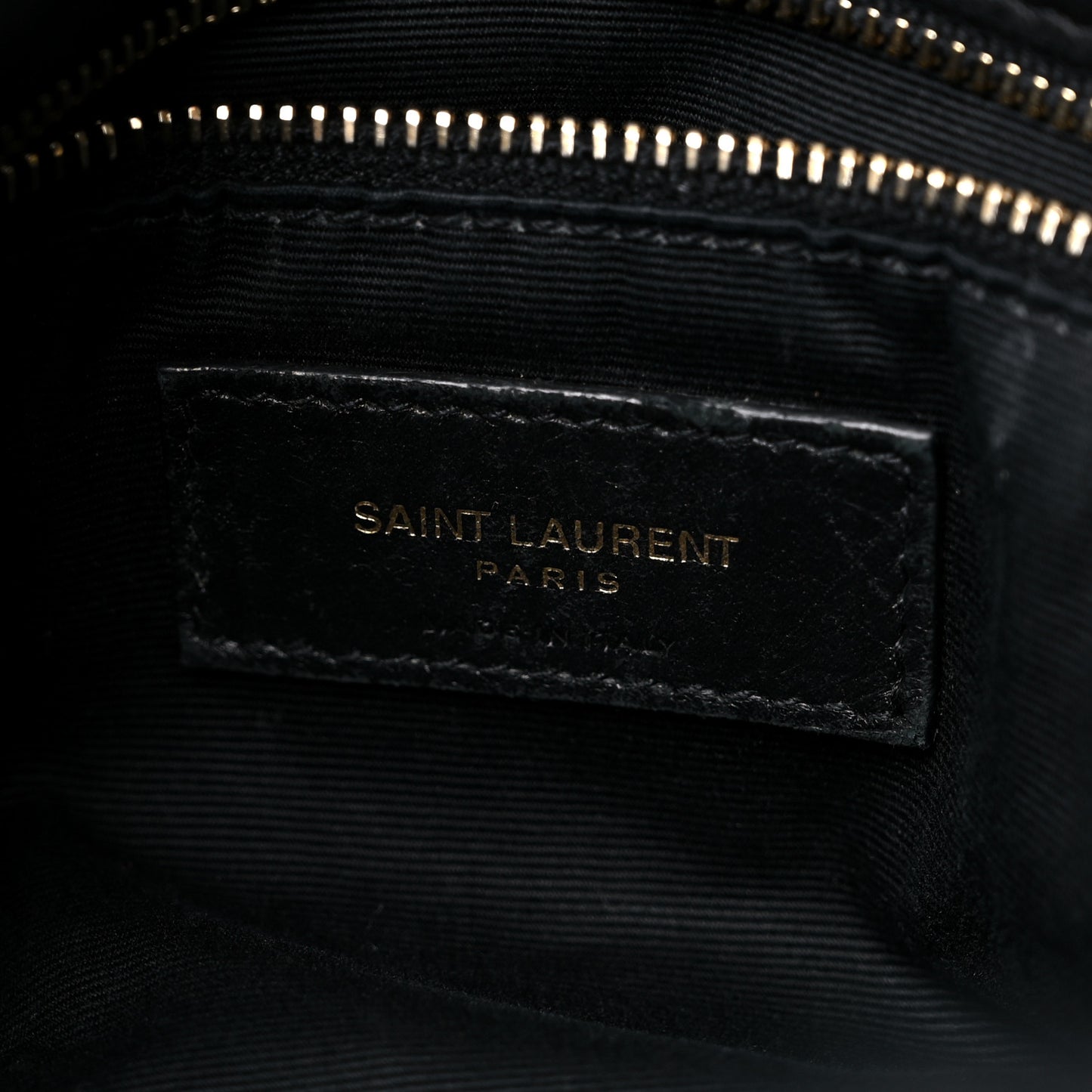 Lambskin Quilted Medium Loulou Puffer Monogram Chain Satchel Black