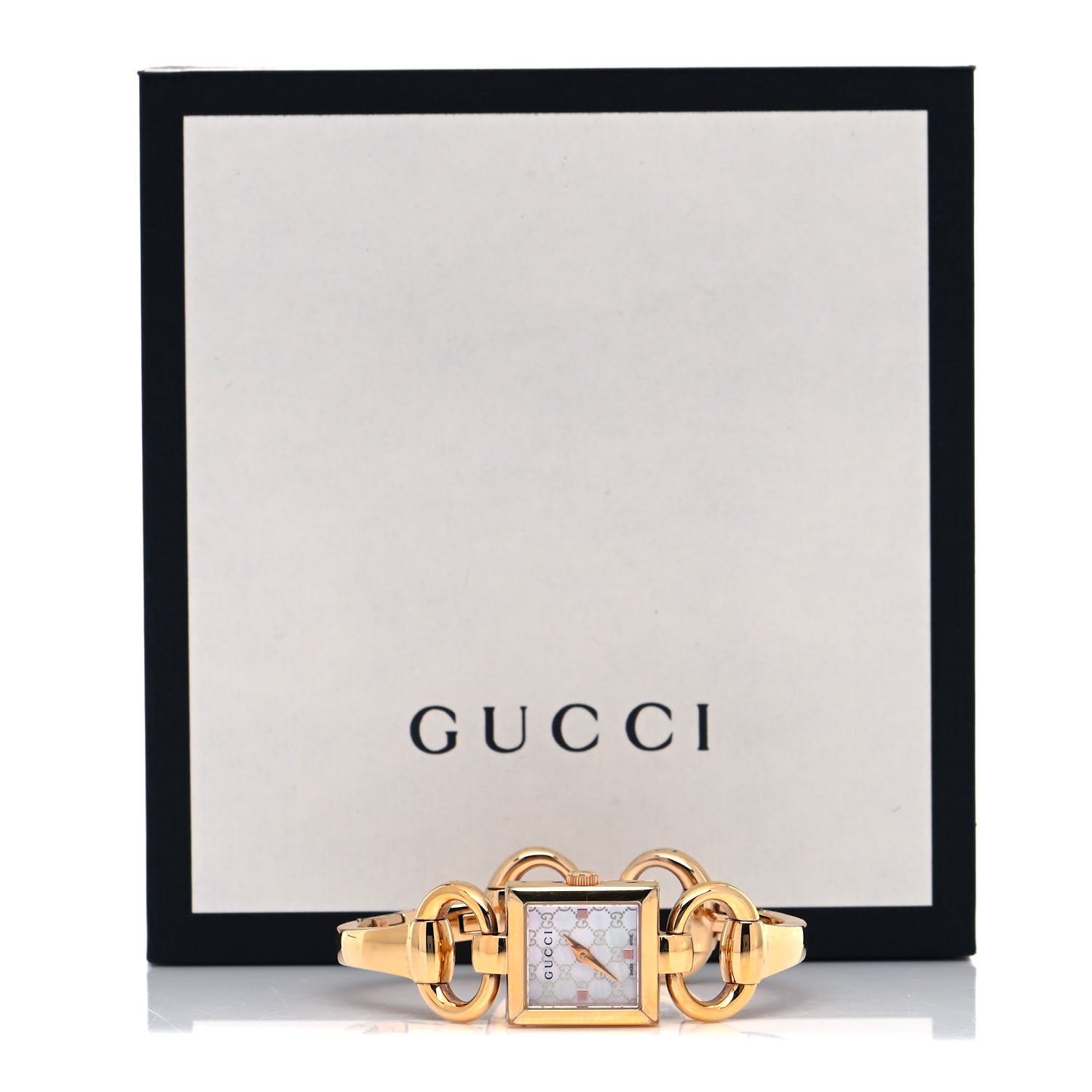 Gucci Stainless Steel Mother of Pearl 19mm Tornabuoni Quartz Watch 5 of 5