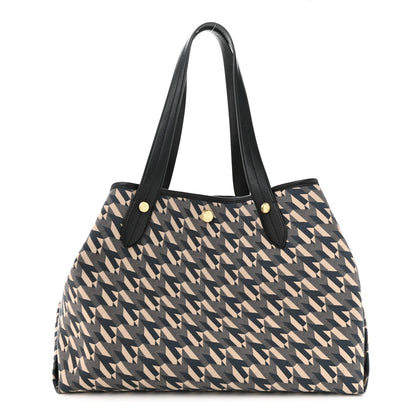 Mulberry Econyl Nylon Jacquard Calfskin Monogram Shopper Tote Black 1 of 11