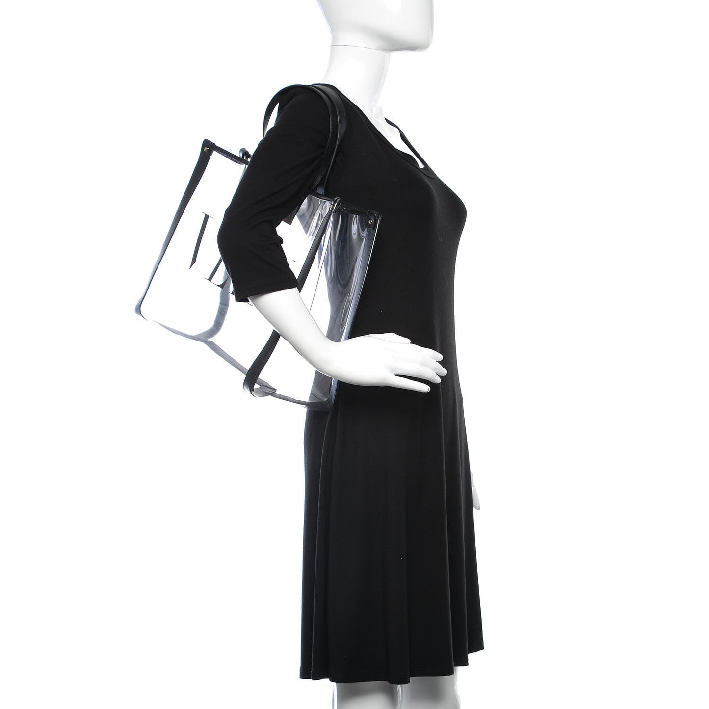 Plexy VLTN Shopping Bag Transparent