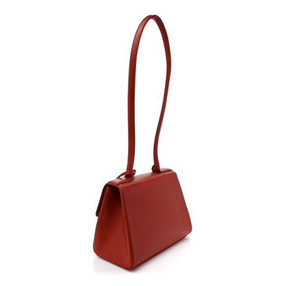 Bottega Veneta Calfskin Medium Desiree Shoulder Bag Red 3 of 10