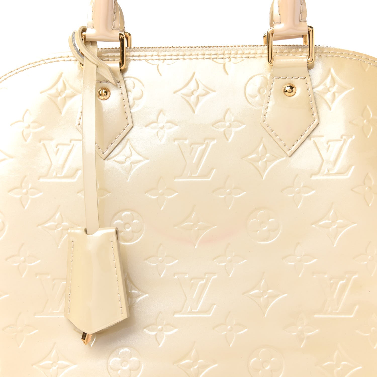 Louis Vuitton Vernis Alma PM Blanc Corail 9 of 9