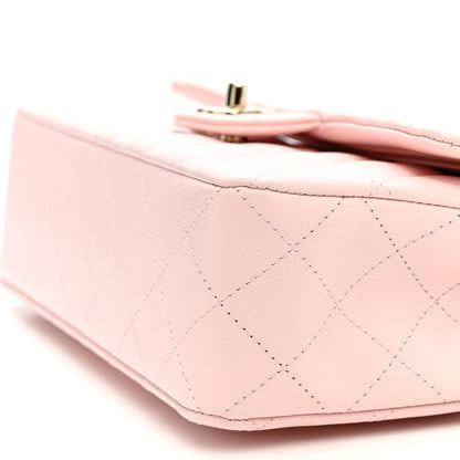 Chanel Caviar Quilted Small Double Flap Light Pink 10 of 13