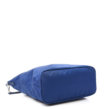 Prada Tessuto Nylon Saffiano Tote Bluette 4 of 9