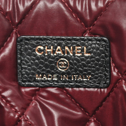 Chanel Caviar Quilted Medium Cosmetic Case Black 6 of 7