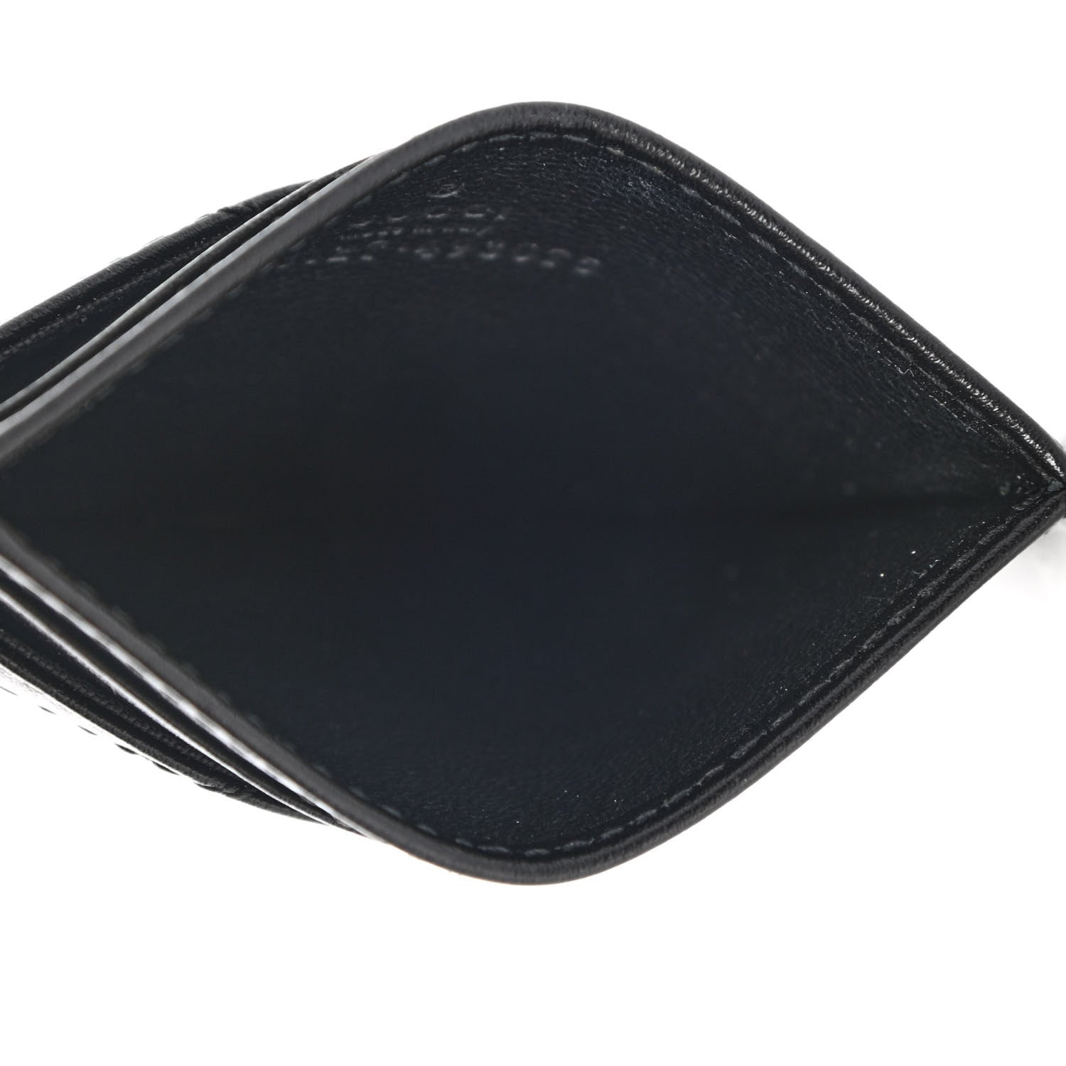 Gucci Calfskin Matelasse GG Marmont Card Holder Black 5 of 6