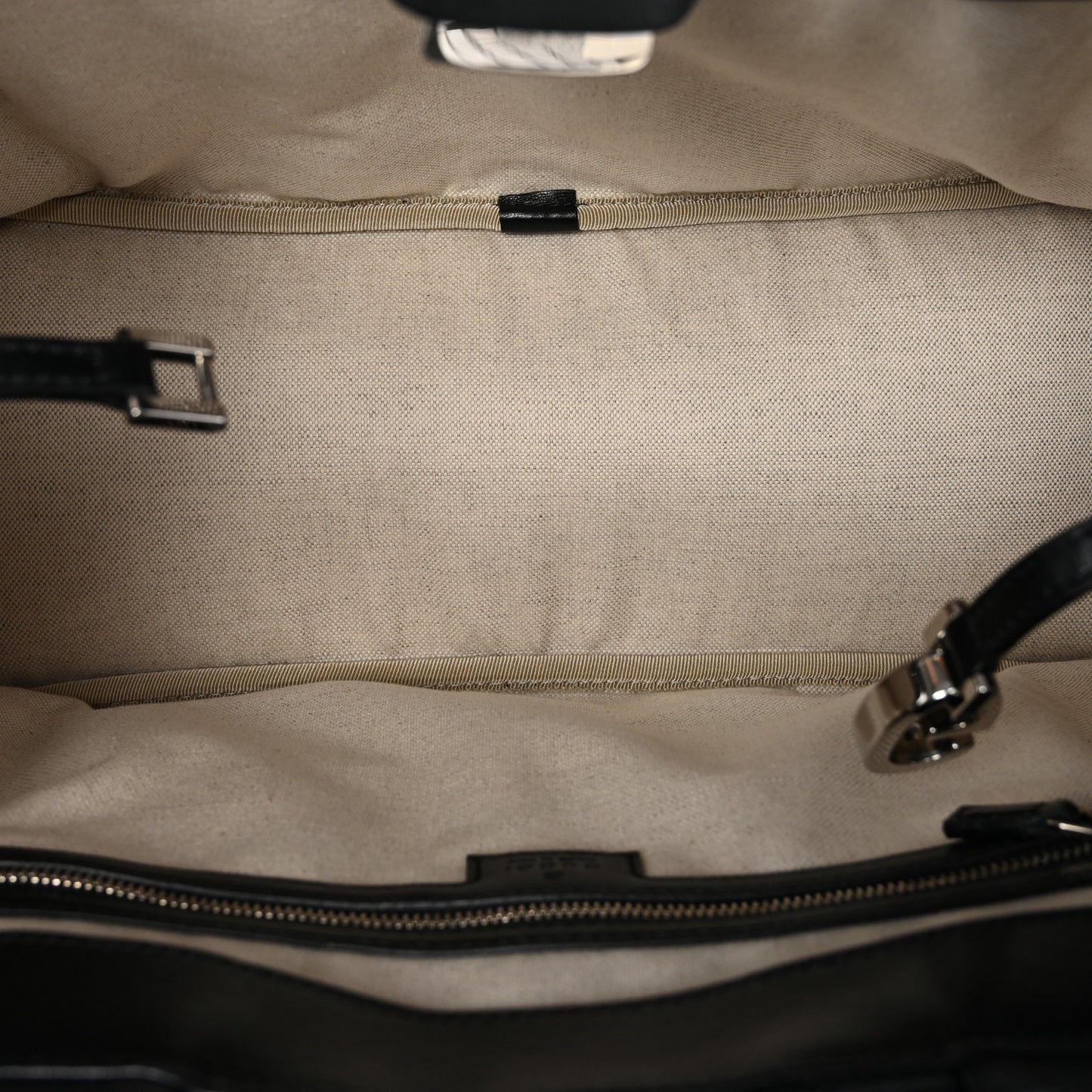 Calfskin GG Matelasse Large Tote Black