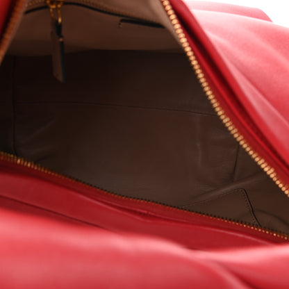 Valentino Garavani Nappa Small Roman Stud Hobo Rosso Valentino 5 of 8