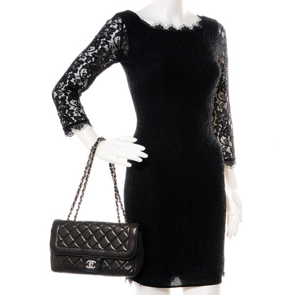 Chanel Lambskin Medium Coco Rider Flap Black 2 of 9