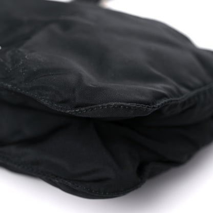 Prada Tessuto Nylon Saffiano Flat Messenger Bag Black 8 of 17