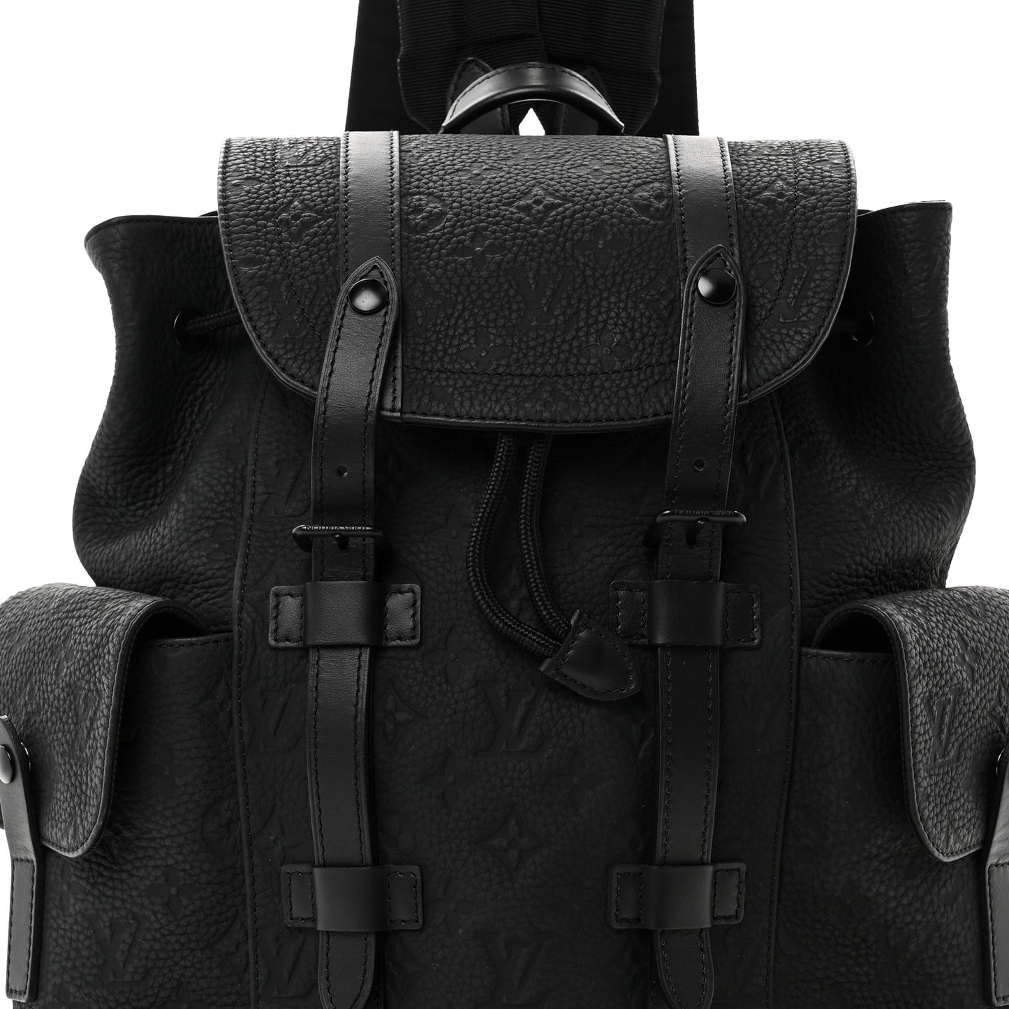 Taurillon Monogram Christopher PM Backpack Black