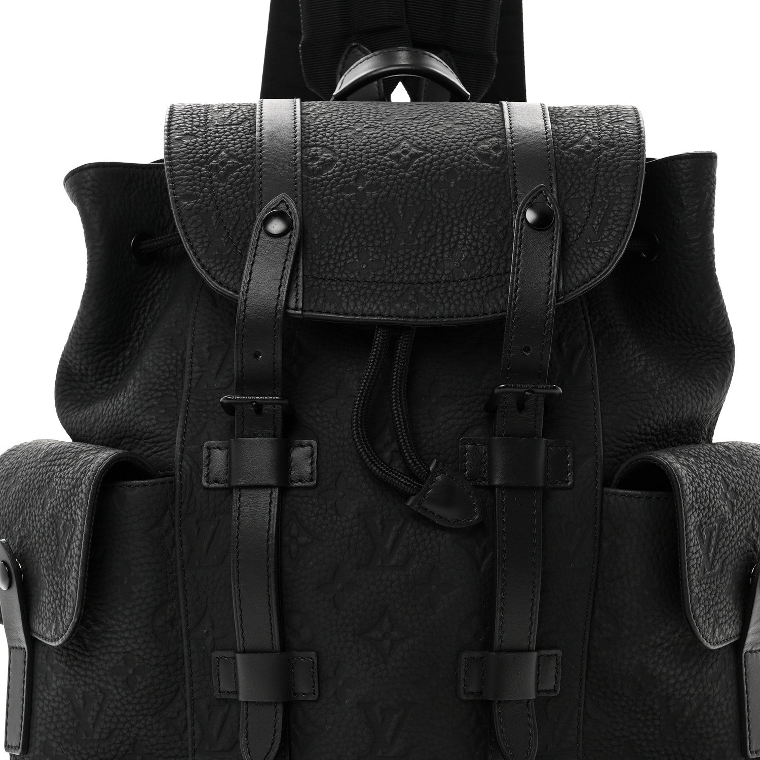 Louis Vuitton Taurillon Monogram Christopher PM Backpack Black 7 of 9