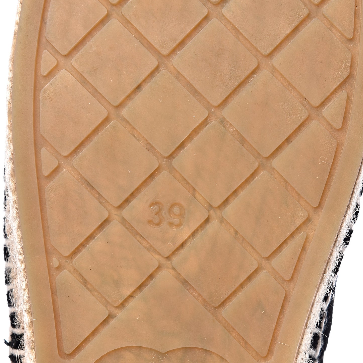 Velvet Logo Espadrilles 39 Black