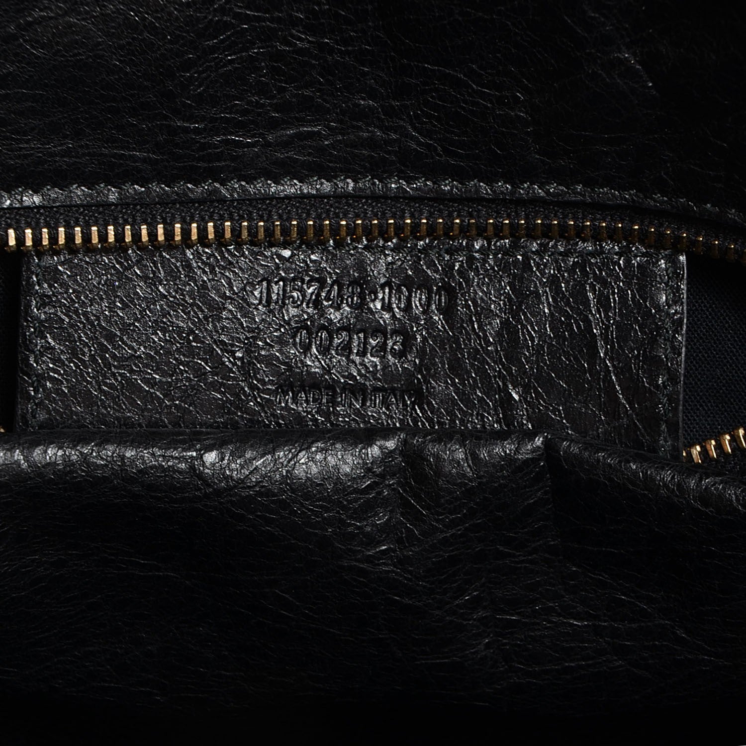 Balenciaga Agneau Classic Hardware Perforated Dot City Black 7 of 11