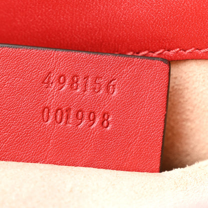 Gucci Guccissima Small Padlock Tote Red 7 of 11