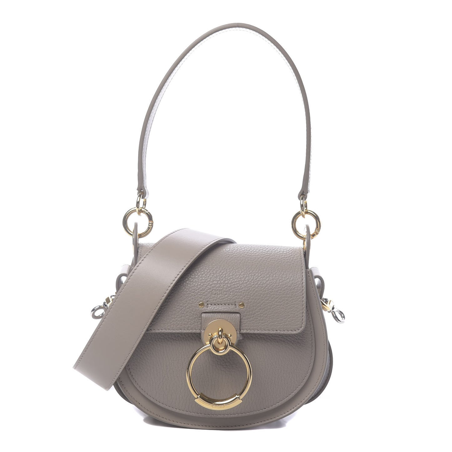 Calfskin Small Tess Bag Motty Grey